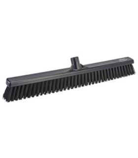 REMCO Broom - Head Only - Push -Soft/Stiff Combo-24"- Black Price/EA