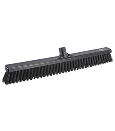 REMCO Broom - Head Only - Push -Soft/Stiff Combo-24"- Black Price/EA