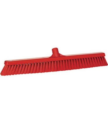 REMCO Broom - Head Only-Push-Small Particle - Soft-24"-Red Price/EA