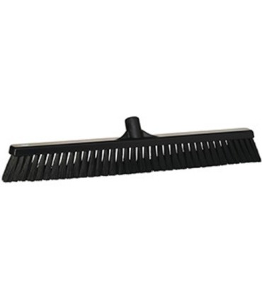 REMCO Broom - Head Only-Push-Small Particle - Soft-24"-Black Price/EA