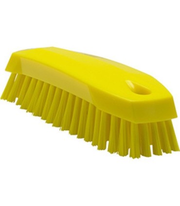 REMCO Brush - Hand Scrub - Medium Bristle - 7" - Yellow Price/EA