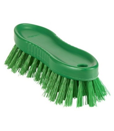 REMCO Brush - Hand Scrub Stiff Bristles - 2.8x6.7" - Green Price/EA