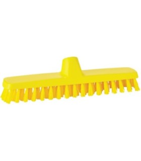 REMCO Brush - Scrub Deck/Wall Stiff 2.2x11.8"-Yellow Price/EA