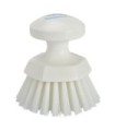 REMCO Brush - Round Hand Scrub - Stiff - 5" - White Price/EA