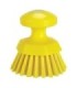 REMCO Brush - Round Hand Scrub - Stiff - 5" - Yellow Price/EA