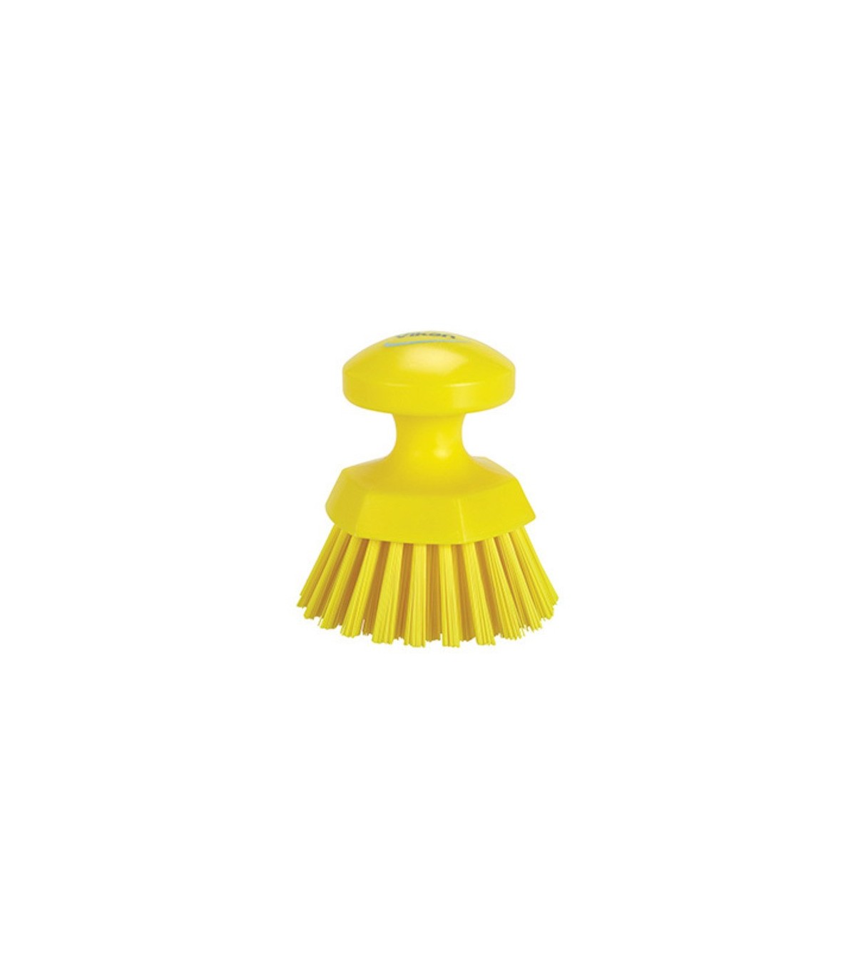 REMCO Brush - Round Hand Scrub - Stiff - 5" - Yellow Price/EA