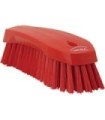 REMCO Brush - Hand Scrub Large - Stiff - 8"-Red [38894] Price/EA