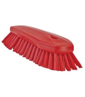 REMCO Brush - Hand Scrub - X-Large - X-Stiff -10" - Red Price/EA