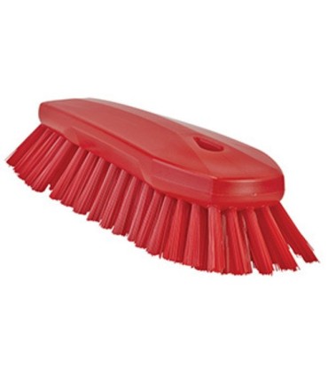 REMCO Brush - Hand Scrub - X-Large - X-Stiff -10" - Red Price/EA