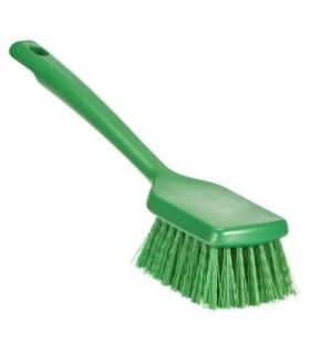 REMCO Brush - Scrub Short Handle Stiff - 3.1x11.8" - Green Price/EA