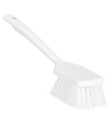 REMCO Brush - Scrub Short Handle Stiff - 3.1x11.8" - White Price/EA
