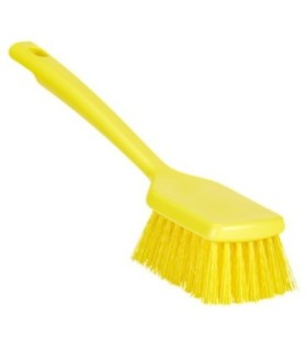 REMCO Brush - Scrub Short Handle Stiff - 3.1x11.8" - Yellow Price/EA
