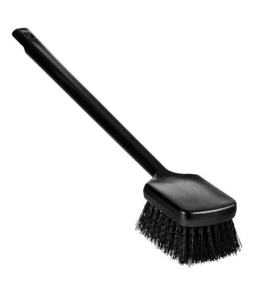 REMCO Brush - Scrub Long Handle Stiff - 3.1x19.9" - Black Price/EA