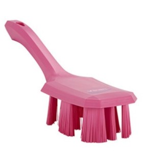 REMCO Brush - Short Handle - UST - Stiff - 10" - Pink Price/EA