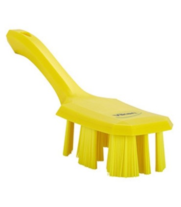 REMCO Brush - Short Handle - UST - Stiff - 10" - Yellow Price/EA