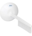 REMCO Brush,Hand Guarded,Medium,20",PP/PBT,White Price/EA
