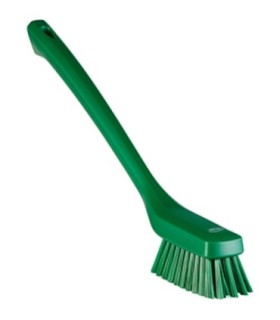 REMCO Brush - Vikan Clean Brush Hard w/Lng Hdle 16.54"-Green Price/EA