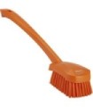 REMCO Brush - Long Handle Scrubbing-Stiff -16"-Orange[41857] Price/EA