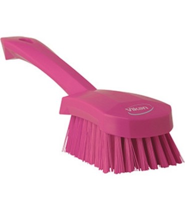 REMCO Brush - Utility Short Handle - Stiff-10" - Pink[41891] Price/EA