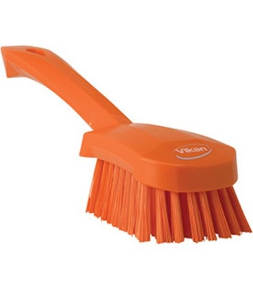REMCO Brush - Utility Short Handle - Stiff-10"-Orange[41897] Price/EA
