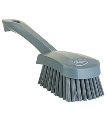 REMCO Brush - Utility Short Handle - Stiff-10"- Gray Price/EA