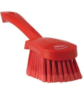 REMCO Brush - Short Handle Wash-Soft/Split 10"-Red [41934] Price/EA