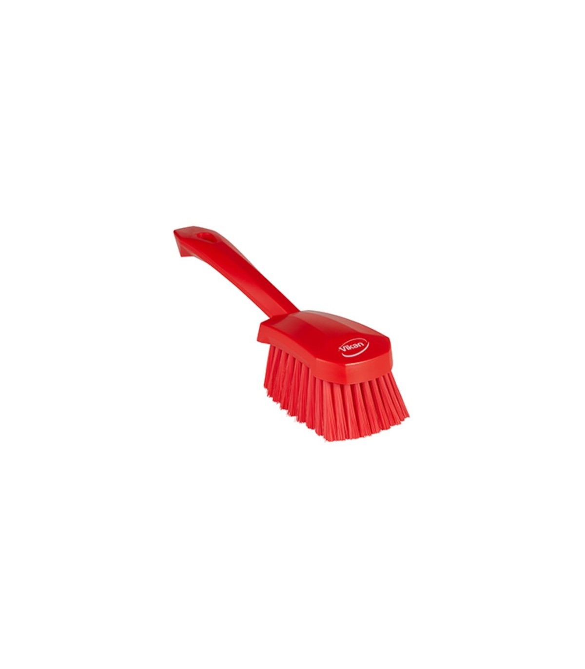 REMCO Short Handle Washing Brush, 10.6", Soft, Red Price/EA