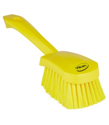 REMCO Short Handle Washing Brush, 10.6", Soft, Yellow Price/EA