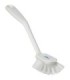 REMCO Brush - Dish w/Scraper - Medium - 11" - White Price/EA