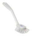 REMCO Brush - Dish w/Scraper - Medium - 11" - White Price/EA