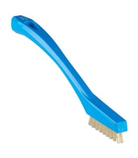 REMCO Brush - Long Handle Heat Resist XStiff 0.8x8.1" - BLue Price/EA
