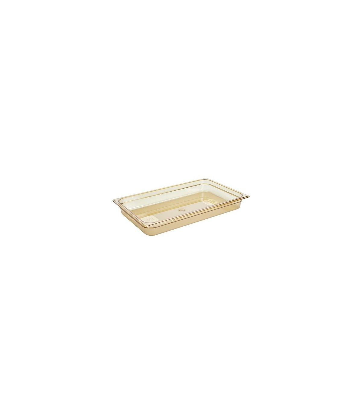 Rubbermaid FG230P00AMBR Final Sale: Full Size Insert Pan Hot 2.5"- Amber, Price Per CS - FG230P00AMBR -  - [unit price]