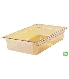 Rubbermaid FG231P00AMBR Final Sale: Food Pan - Hot Full Size - 4" Depth-Amber, Price Per EA - FG231P00AMBR -  - [unit price]