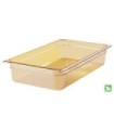 Rubbermaid FG231P00AMBR Final Sale: Food Pan - Hot Full Size - 4" Depth-Amber, Price Per EA