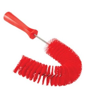 REMCO Brush - Hook - Medium Bristles - 15.5x2.25x7.6"- Red Price/EA