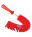 REMCO Brush - Hook - Medium Bristles - 15.5x2.25x7.6"- Red Price/EA