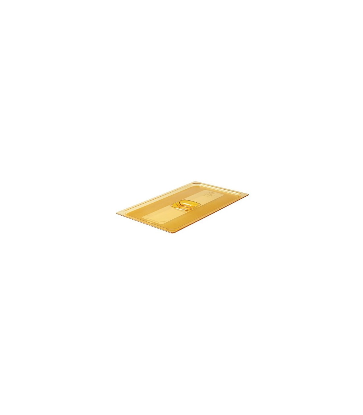 Rubbermaid FG234P00AMBR Final Sale: Food Pan - Hot Cover Only Full Size-Amber, Price Per EA - FG234P00AMBR -  - [unit price]