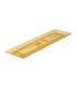 Rubbermaid FG241P00AMBR Final Sale: Food Pan - Hot Cover Only 1/2 Long-Amber, Price Per EA - FG241P00AMBR -  - [unit price]