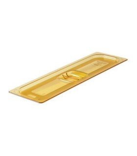 Rubbermaid FG241P00AMBR Final Sale: Food Pan - Hot Cover Only 1/2 Long-Amber, Price Per EA - FG241P00AMBR -  - [unit price]