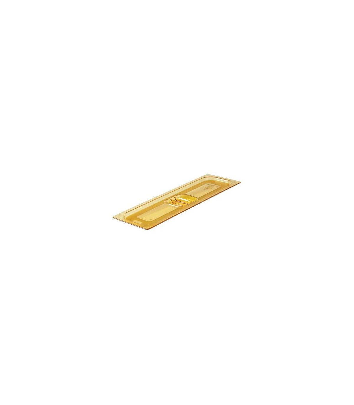 Rubbermaid FG241P00AMBR Final Sale: Food Pan - Hot Cover Only 1/2 Long-Amber, Price Per EA - FG241P00AMBR -  - [unit price]
