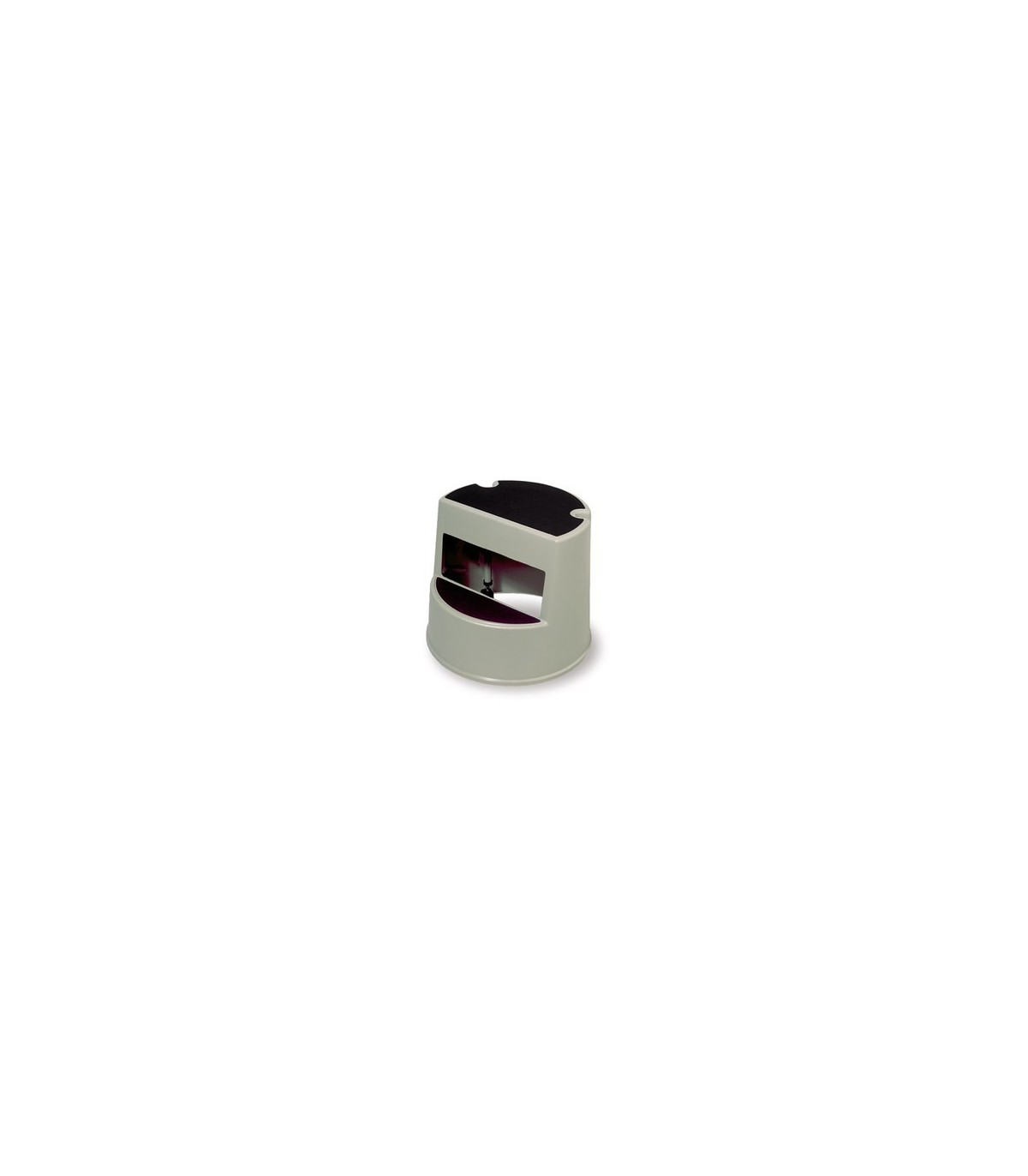Rubbermaid FG252300BEIG Step Stool - Round w/Retractable Castors - Beige, Price Per EA - FG252300BEIG -  - [unit price]