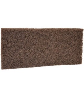 REMCO Pad - Scrub - HD - Coarse - 10x4.4x0.8" - Brown Price/CS