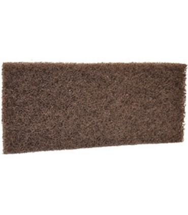 REMCO Pad - Scrub - HD - Coarse - 10x4.4x0.8" - Brown Price/CS
