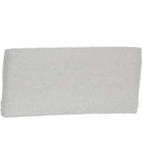 REMCO Pad - Scrub - Fine Soft - 10x4.5x1.2" - White Price/CS