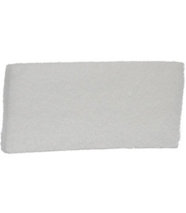 REMCO Pad - Scrub - Fine Soft - 10x4.5x1.2" - White Price/CS