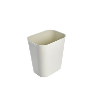 Rubbermaid FG254100BEIG SOP: Wastebasket - Fire Resistant 14qt - Beige, Price Per EA - FG254100BEIG -  - [unit price]