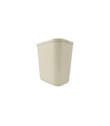 Rubbermaid FG254300BEIG Wastebasket - Fire Resistant 28qt - Beige, Price Per EA - FG254300BEIG -  - [unit price]
