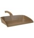 REMCO Dustpan-Hygienic-Food Grade-11x13x3.5"- Brown Price/EA